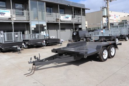 14x6x6 Semi Flat Top Car Carrier Trailer