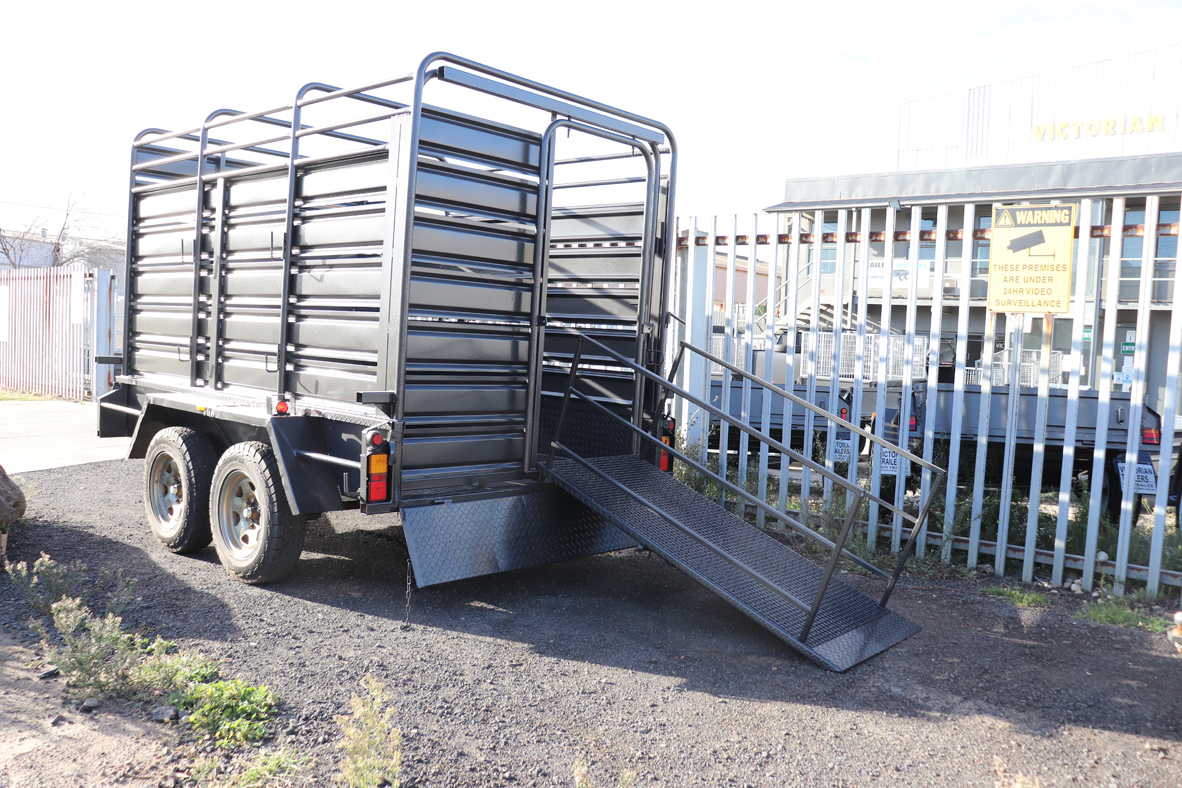 Stock Crate Trailers with Railings